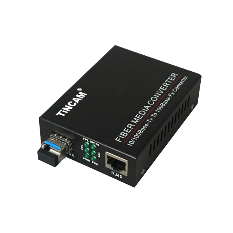 10/100M single mode single fiber LC External power supply Fiber Media Converter