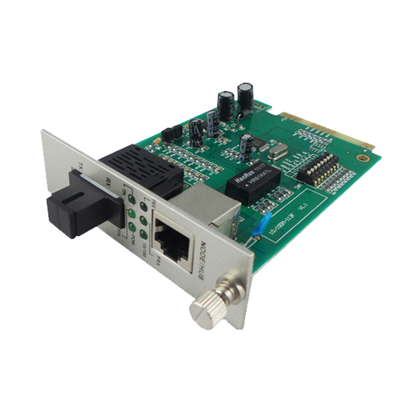 10/100M single mode single fiber Card Type Fiber Media Converter